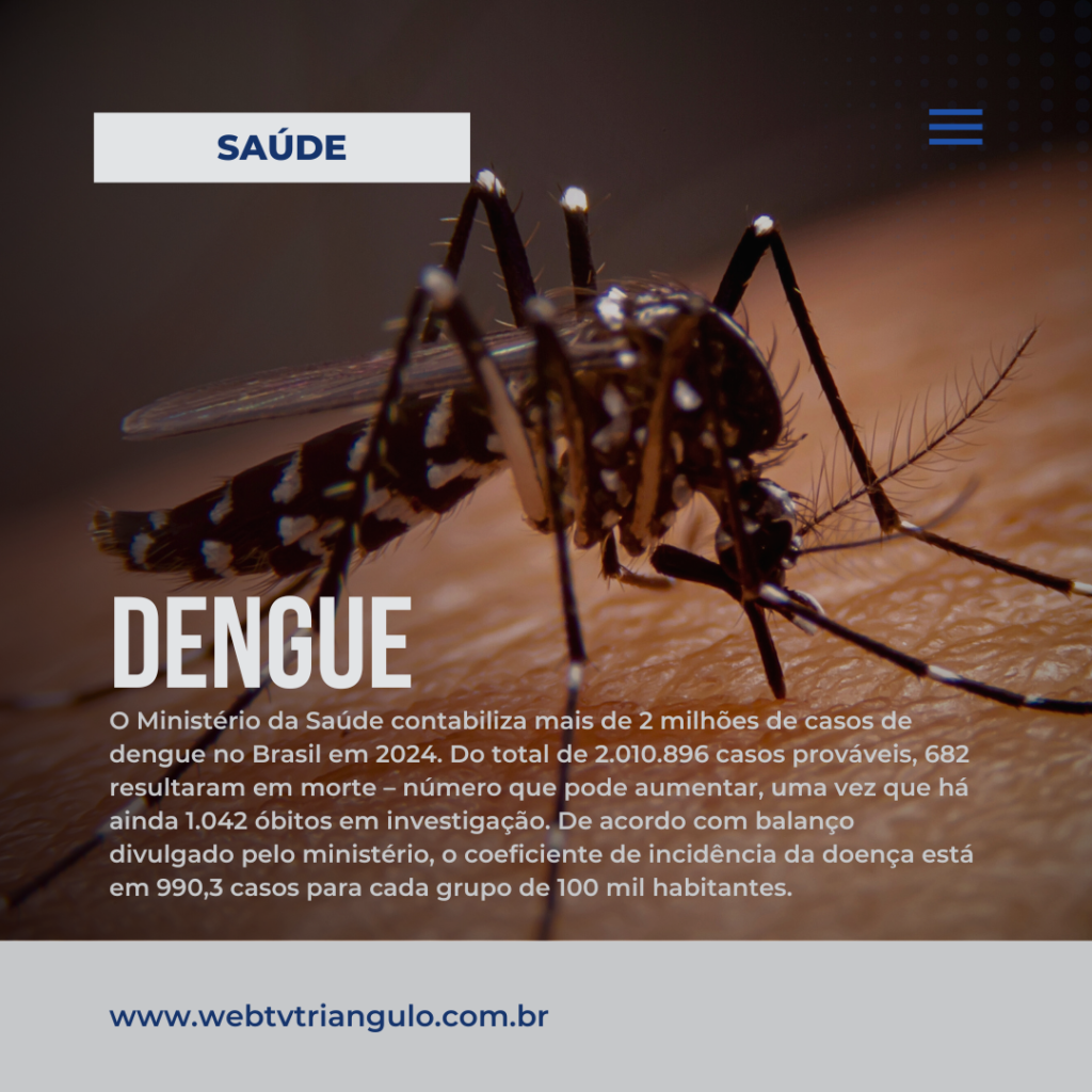 Brasil registra mais de 2 milhões de casos de dengue